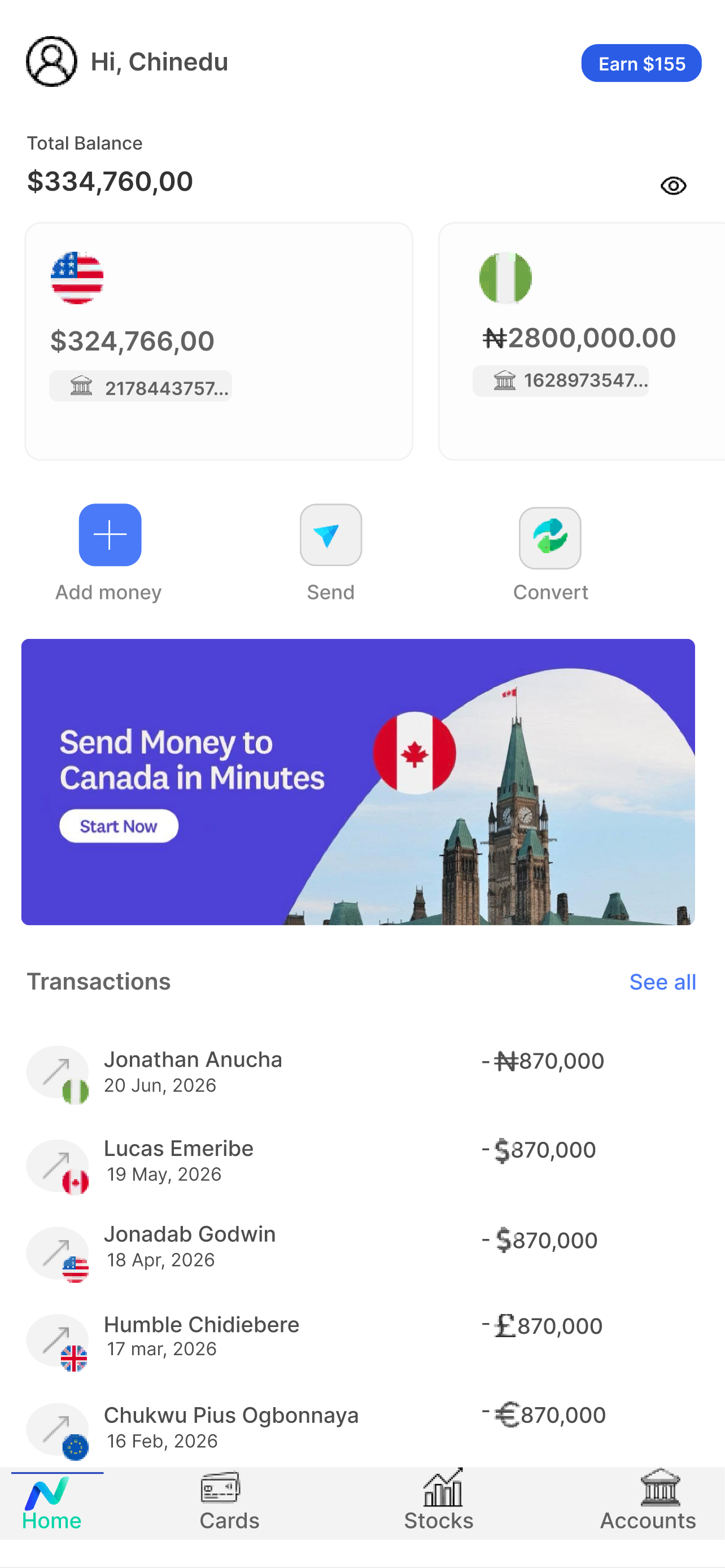Paylink Africa UI UX mobile app screen 7